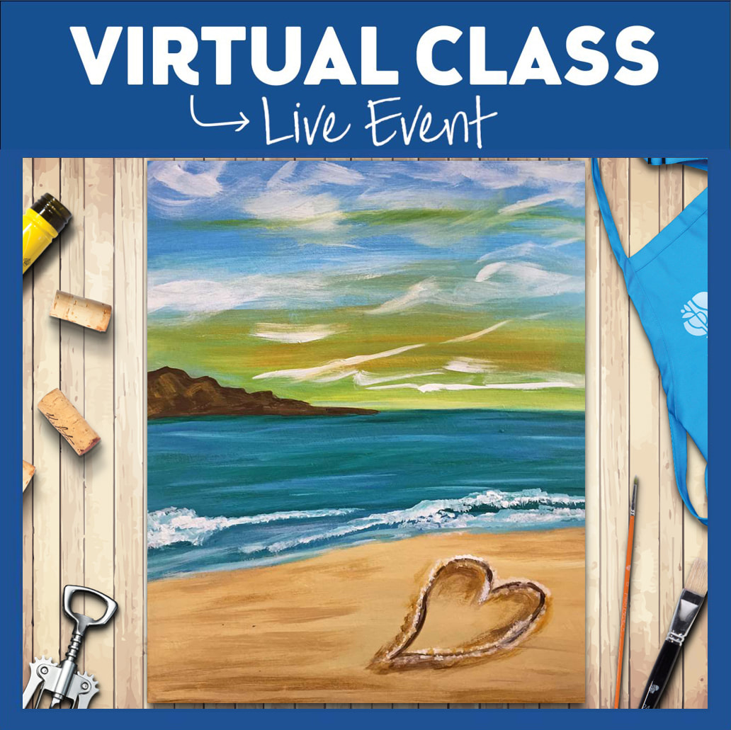 LIVE Interactive Virtual Class ($15 Use Your Own Supplies Option)
